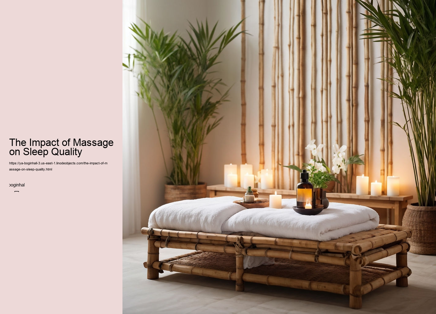 The Impact of Massage on Sleep Quality